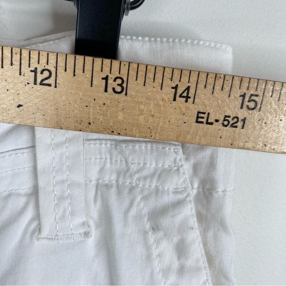 Maeve Naomi Wide Leg Flare Pants Anthropologie White Boho Minimalist Preppy 70s - Picture 10 of 12